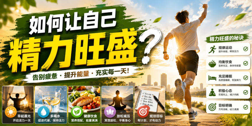 付费文章：如何让自己精力旺盛？-淘金日记