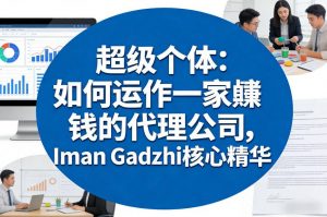 超级个体:如何运作一家賺钱的代理公司,Iman Gadzhi核心精华(双语字幕)-淘金日记