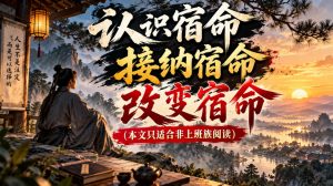 某公众号付费文章:认识宿命,接纳宿命,改变宿命(本文只适合非上班族阅读)-淘金日记