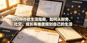 付费文章:100W存款生活指南,如何从财务、社交、成长等维度规划自己的生活-淘金日记