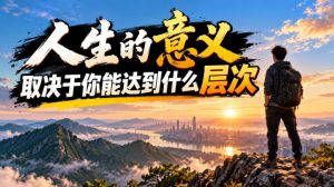 某公众号付费文章:人生的意义,取决于你能达到什么层次-淘金日记