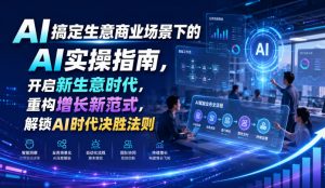 AI搞定生意商业场景下的AI实操指南，开启新生意时代，重构增长新范式，解锁AI时代决胜法则【文档】-淘金日记