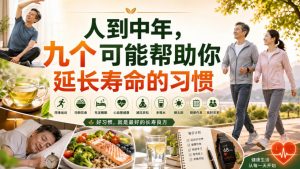 付费文章:人到中年,九个可能帮助你延长寿命的习惯-淘金日记