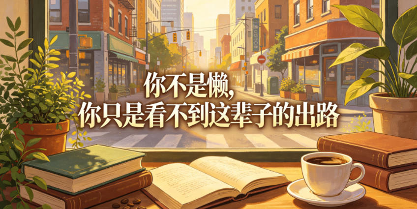 付费文章：你不是懒，你只是看不到这辈子的出路-淘金日记