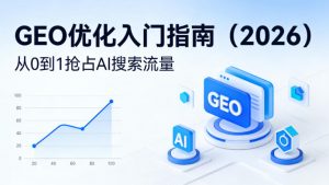 【最新】GEO优化入门指南(2026),从0到1抢占AI搜索流量-淘金日记