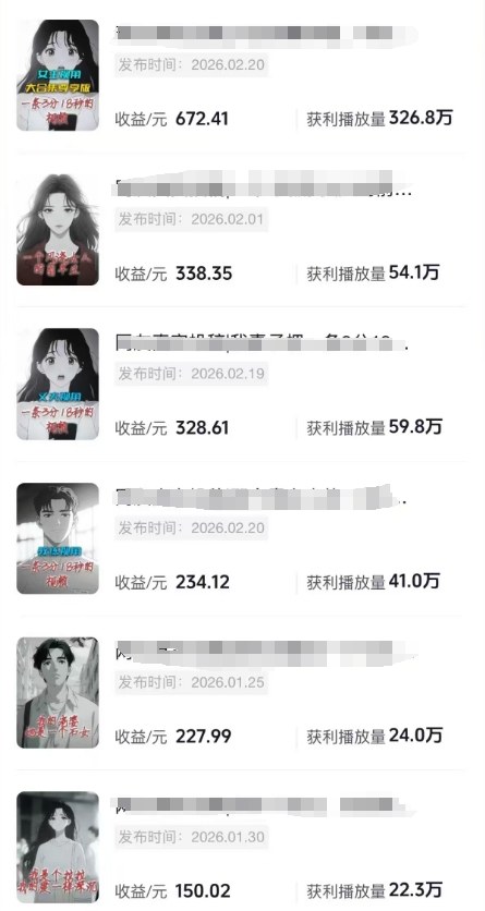 抖音某博主的AI情感故事第一人称解说视频教学，条条爆款，撸创作伙伴计划收益-淘金日记