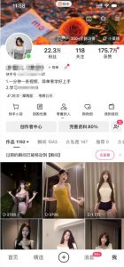 快手22.3W粉丝博主的美女跳舞视频搬运教学,快手MT搬运,一分钟一条视频,简单易学好上手,撸磁力万合收益-淘金日记