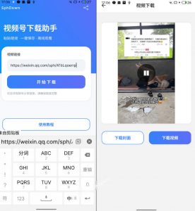 手机端也可下载微信视频号了？完全免费使用，一键解析视频号原视频和封面视频号下载助手v1.1-淘金日记